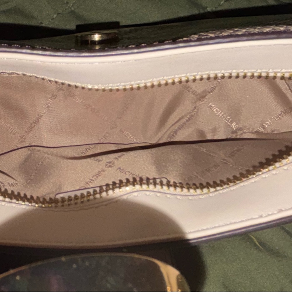 Michael Kors Python Pattern Shoulder Bag with Gol… - image 4